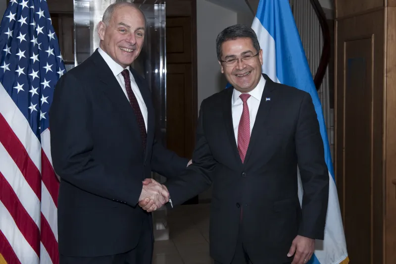 Secretary Kelly meets with President of Honduras Juan Orlando Hernandez