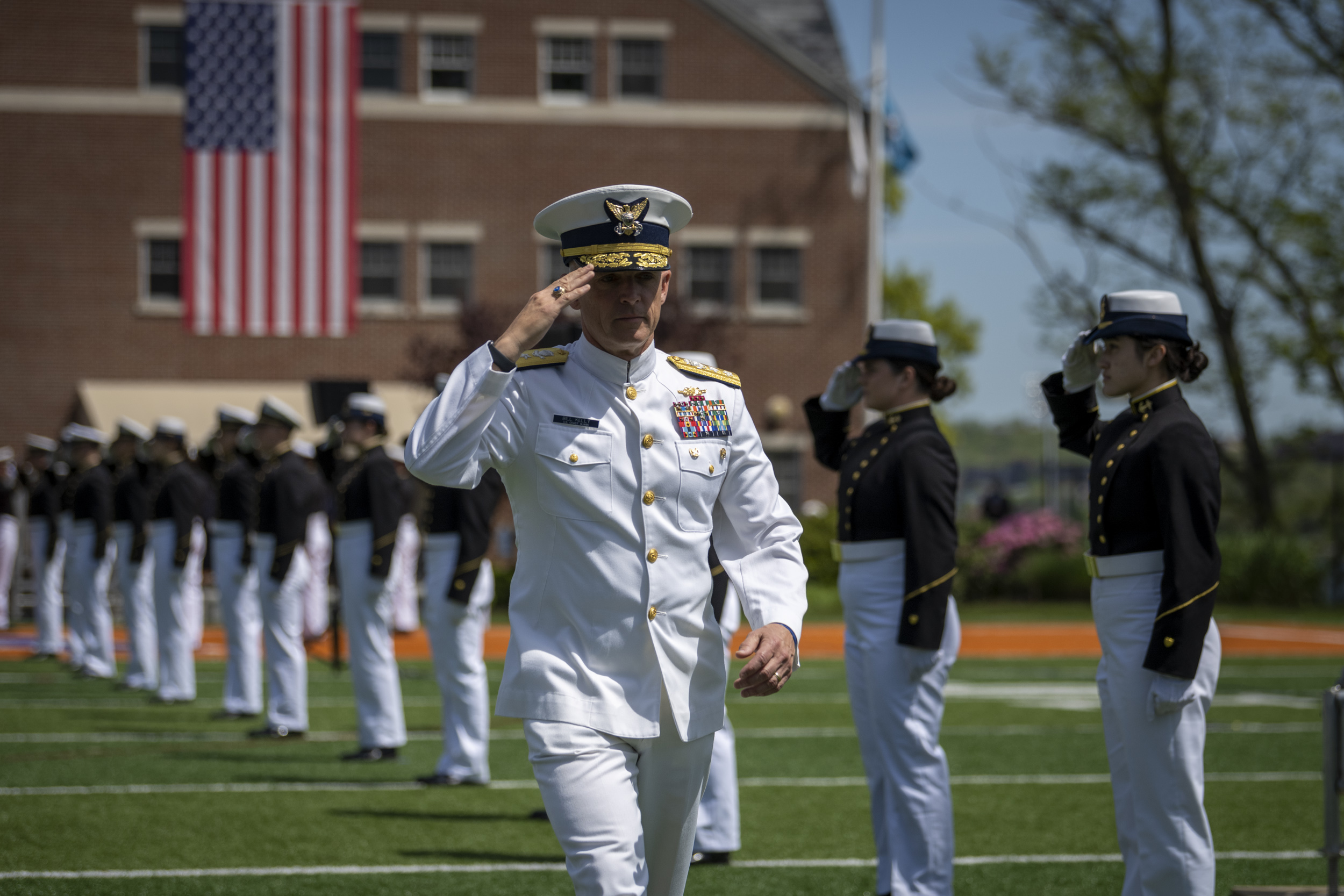 DHS Secretary Alejandro Mayorkas Attends 2022 USCGA Commencement (10