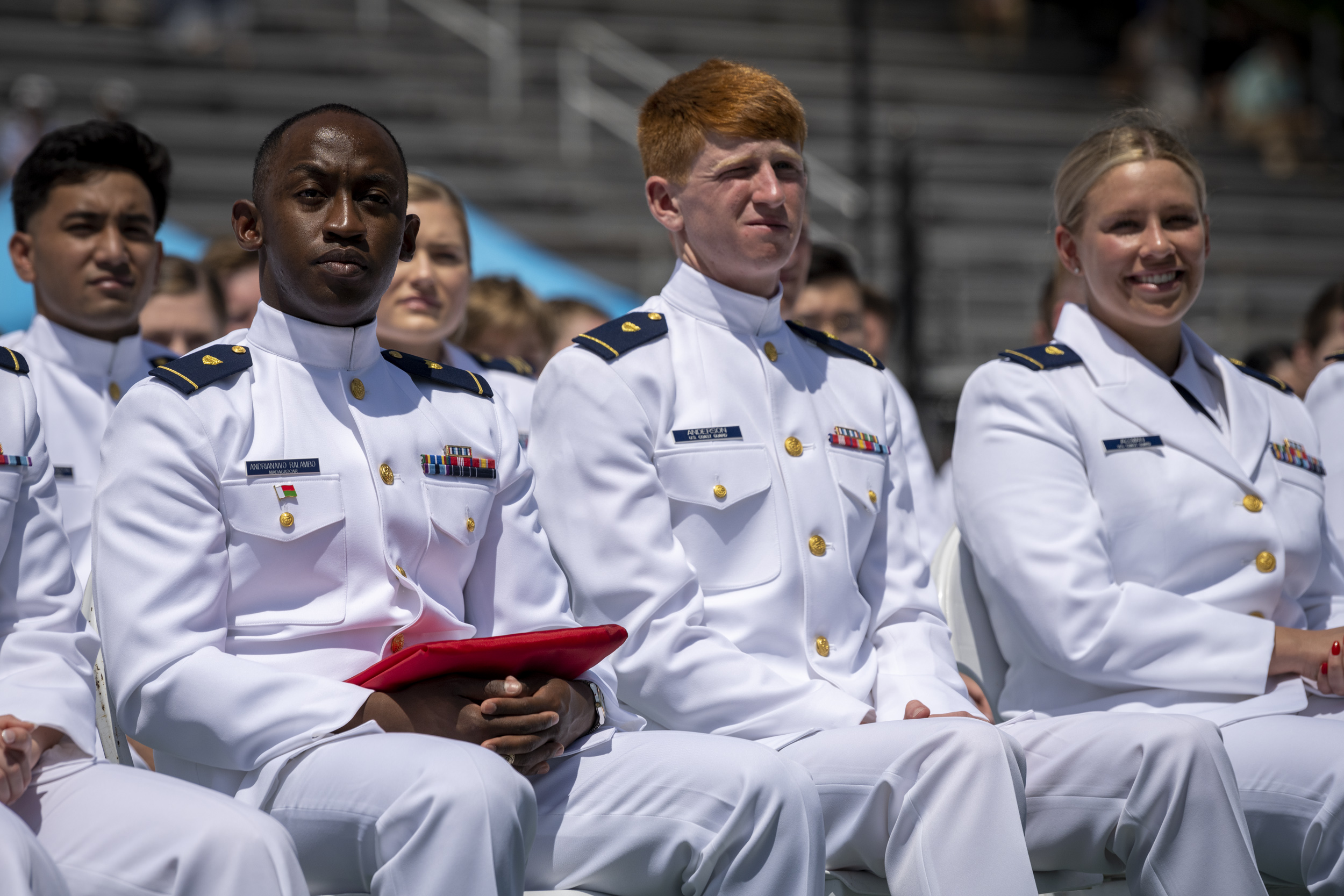 DHS Secretary Alejandro Mayorkas Attends 2022 USCGA Commencement (37