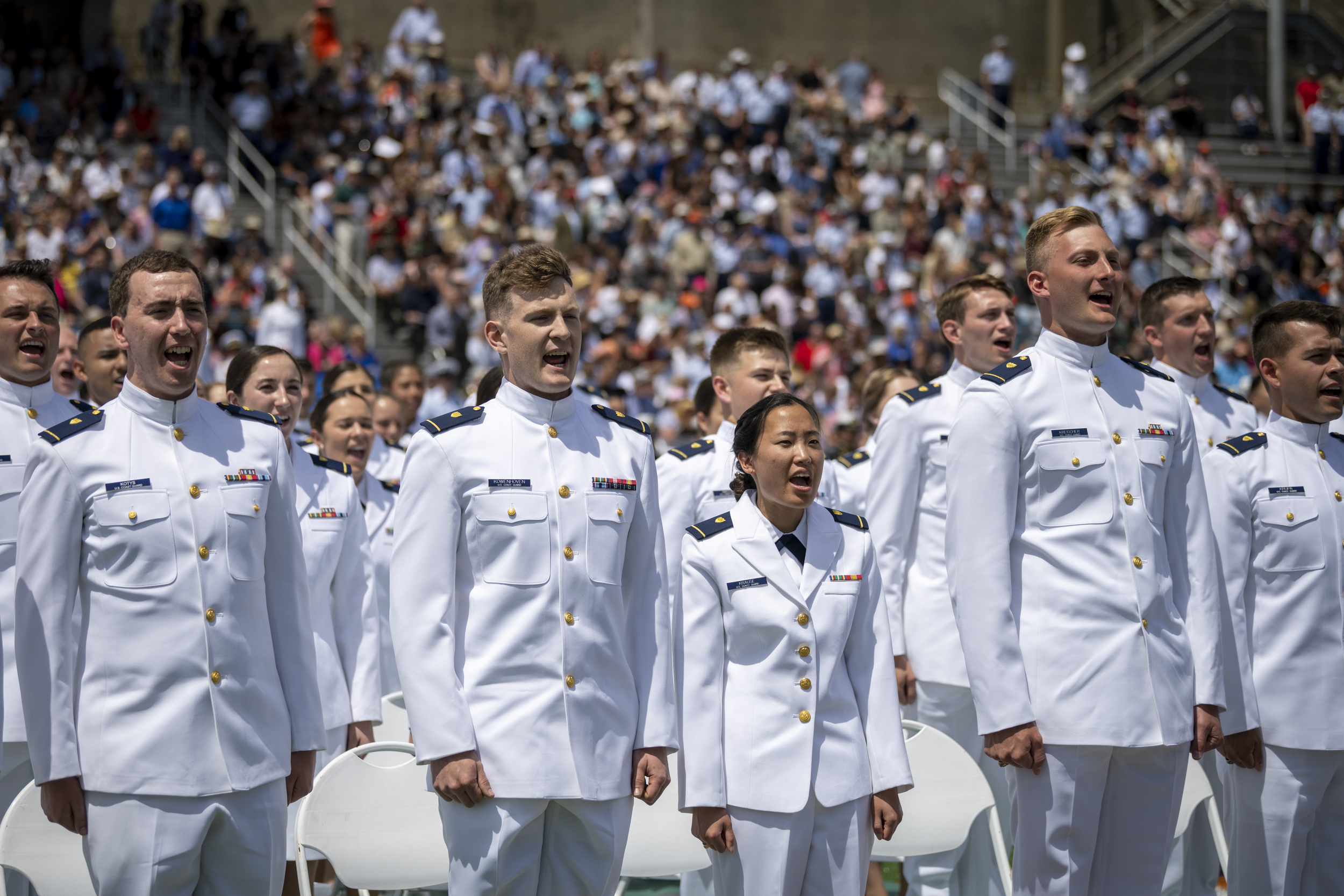 DHS Secretary Alejandro Mayorkas Attends 2022 USCGA Commencement (39