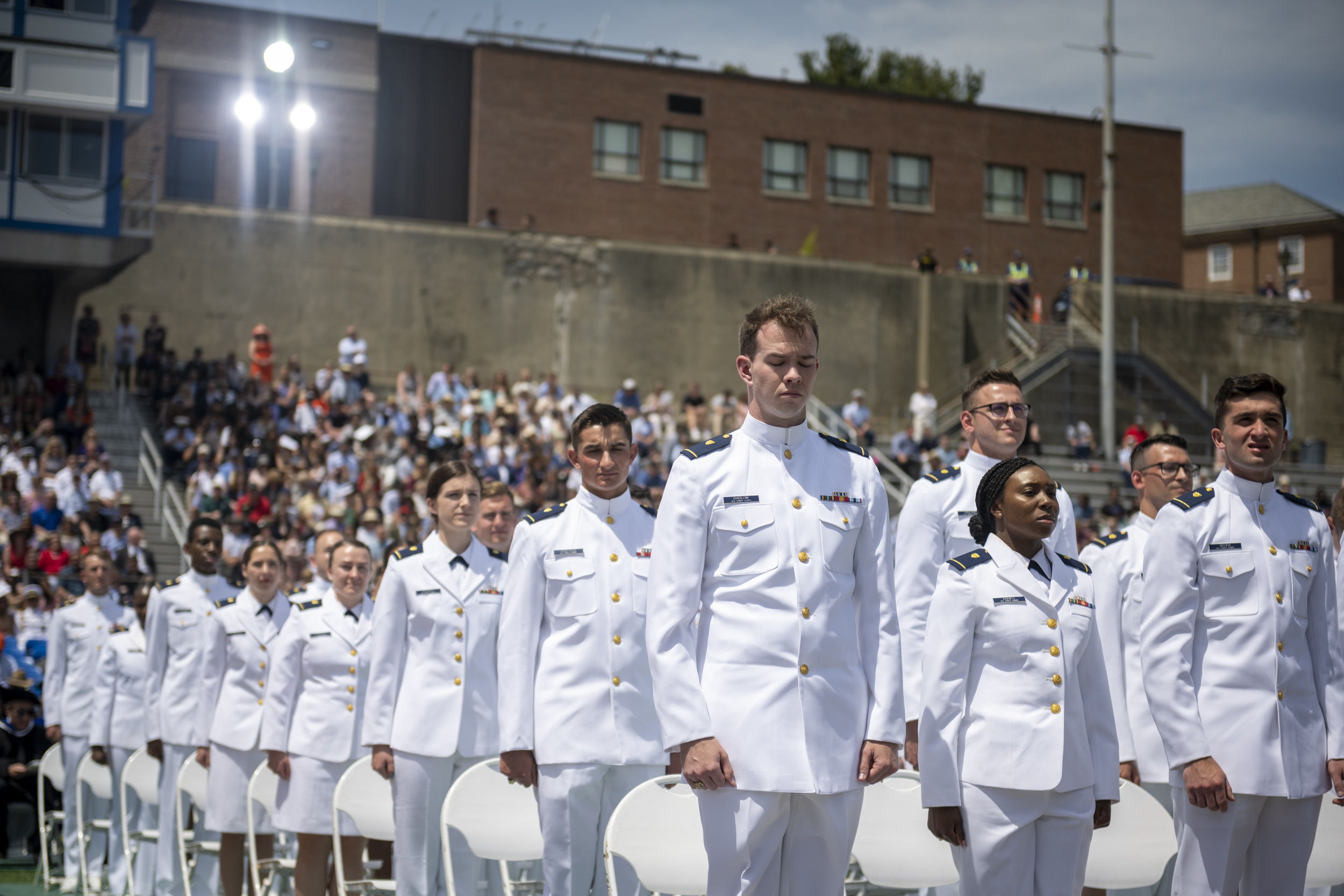 DHS Secretary Alejandro Mayorkas Attends 2022 USCGA Commencement (41