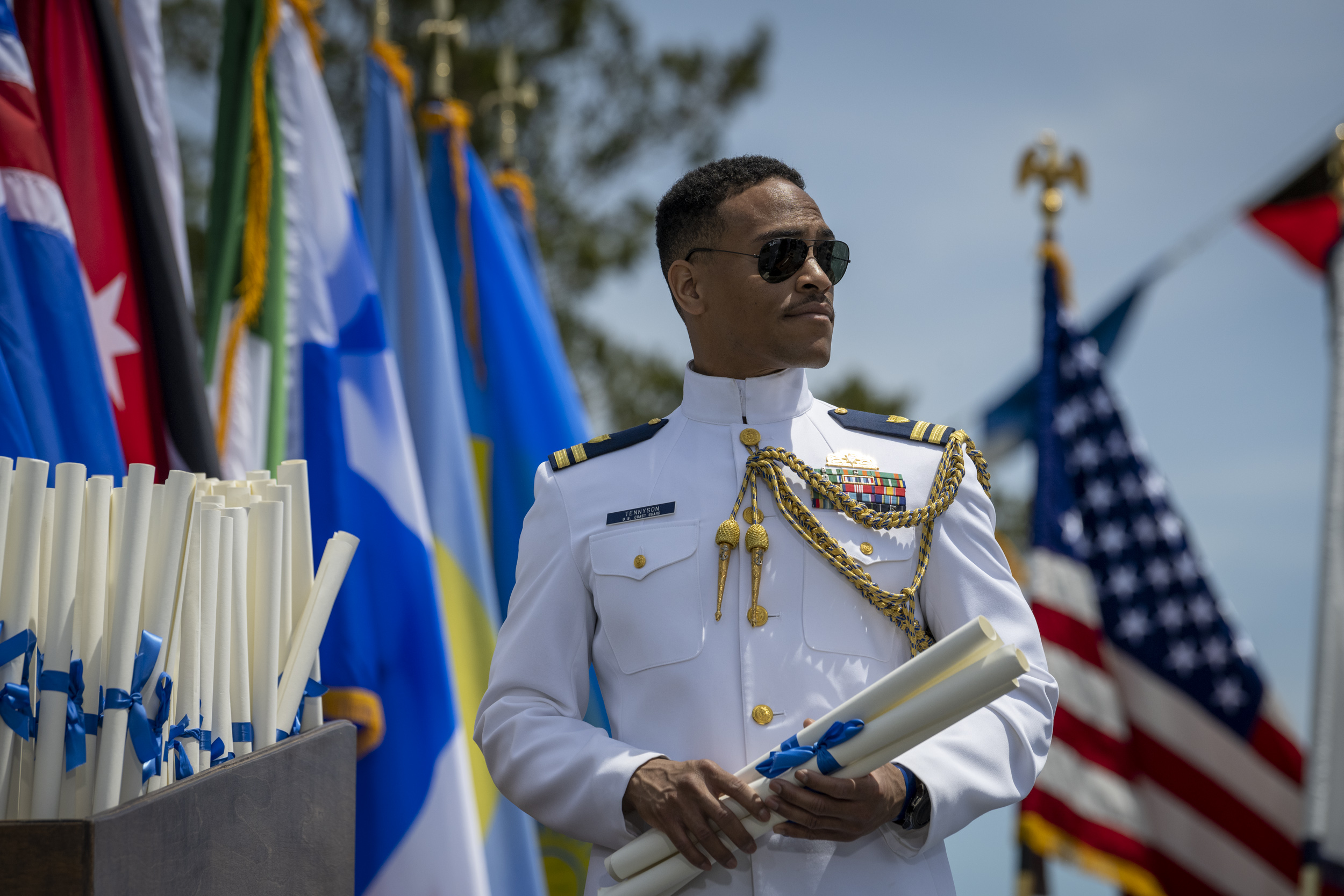 DHS Secretary Alejandro Mayorkas Attends 2022 USCGA Commencement (44