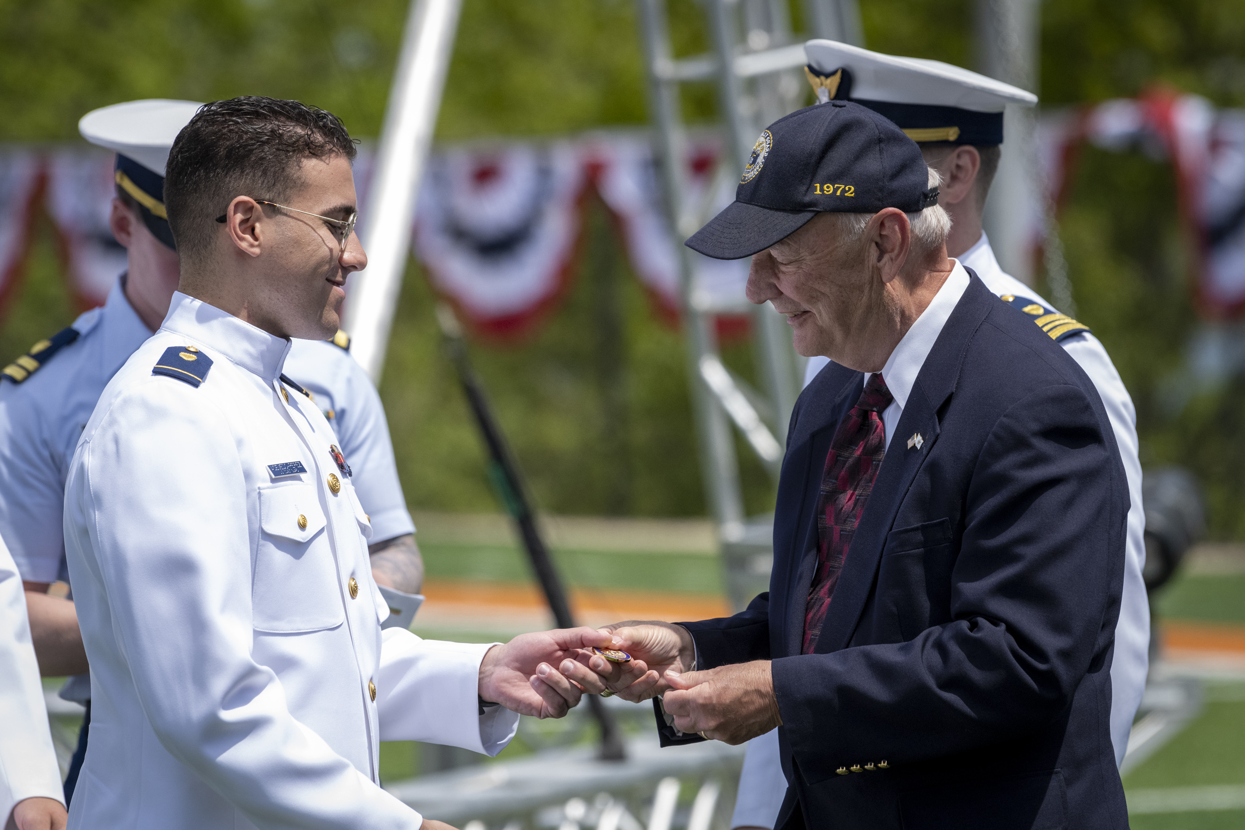 DHS Secretary Alejandro Mayorkas Attends 2022 USCGA Commencement (45