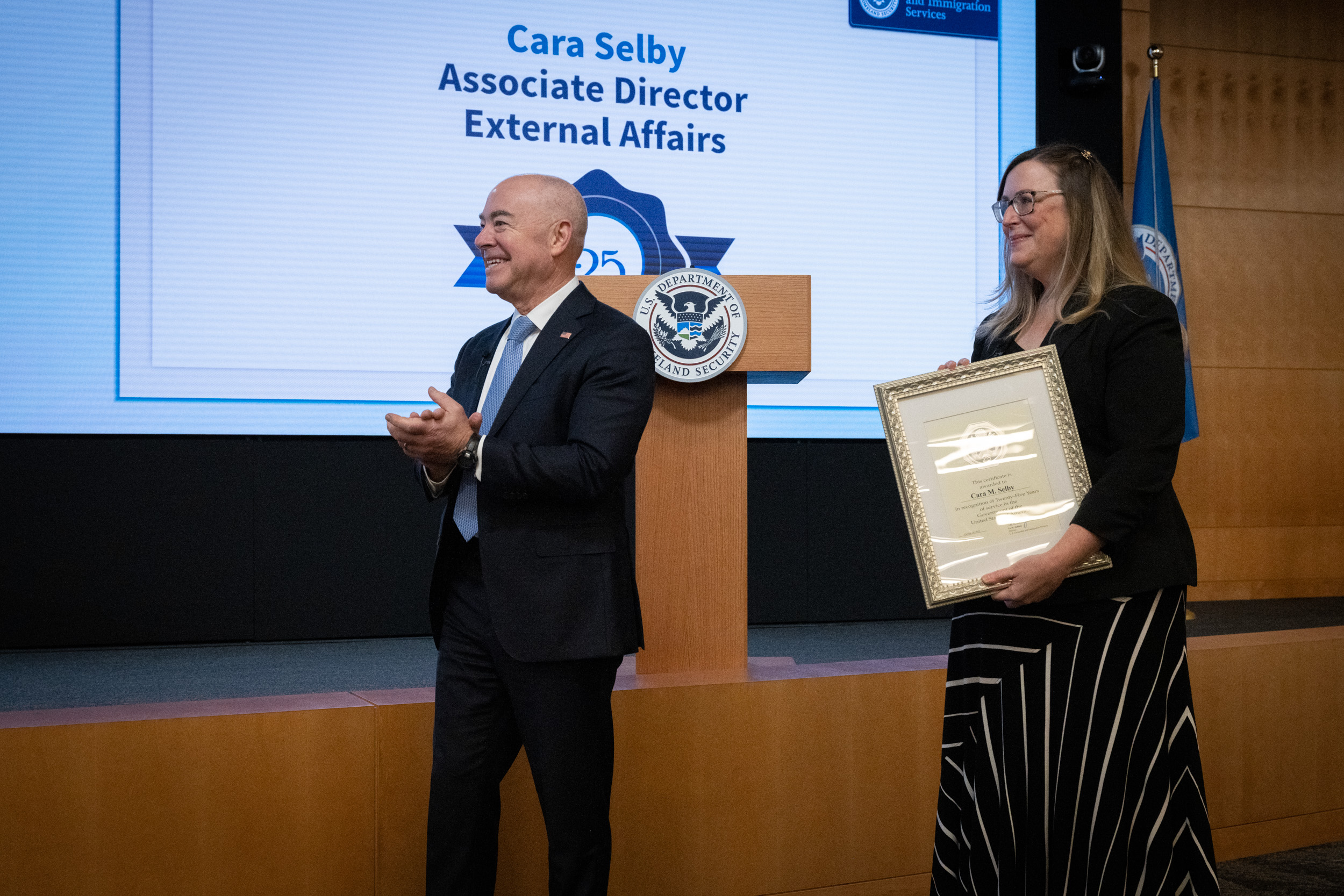 DHS Secretary Alejandro Mayorkas Participates In USCIS Senior ...