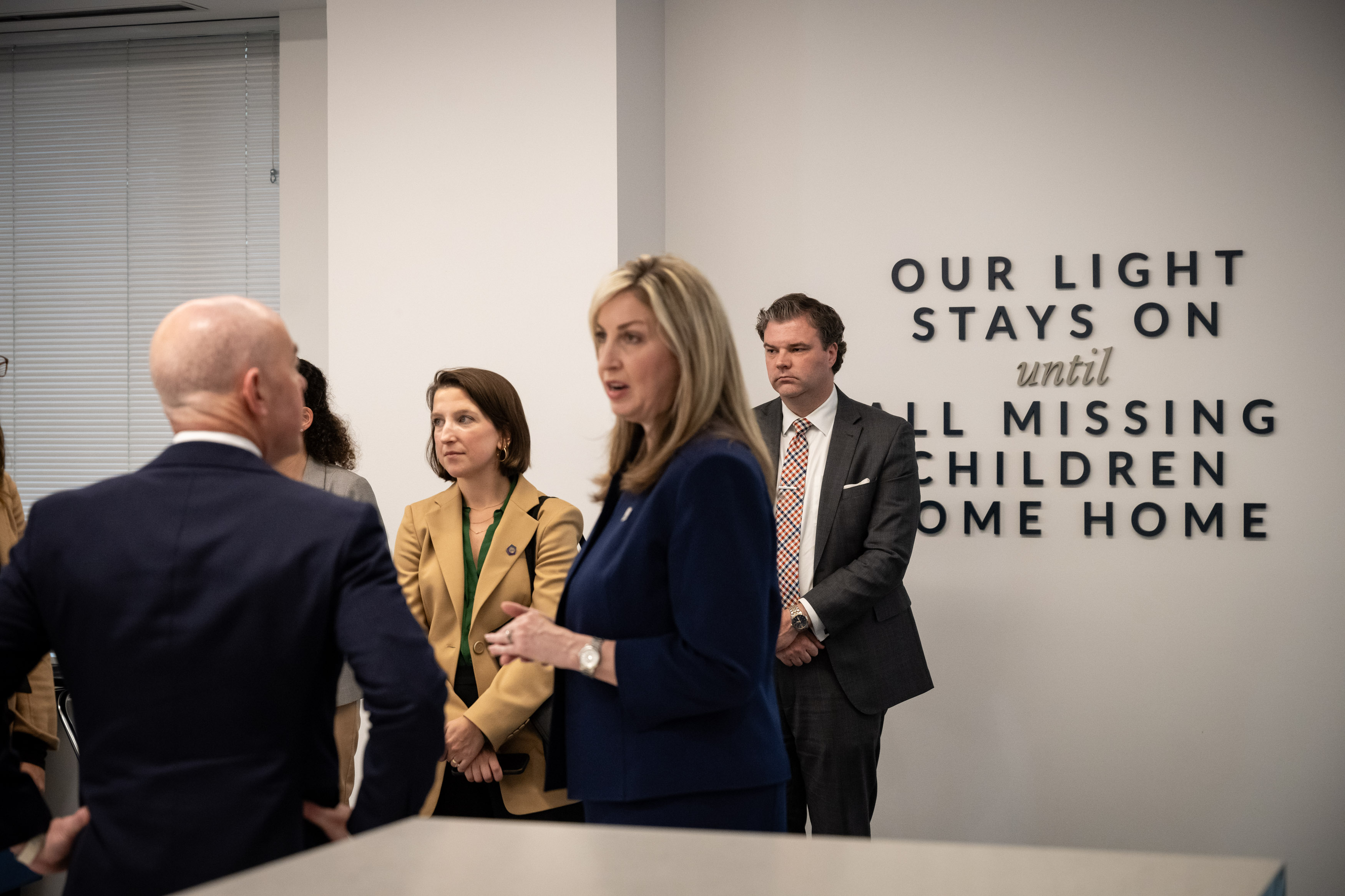 DHS Secretary Alejandro Mayorkas Tours NCMEC with UK Home Secretary