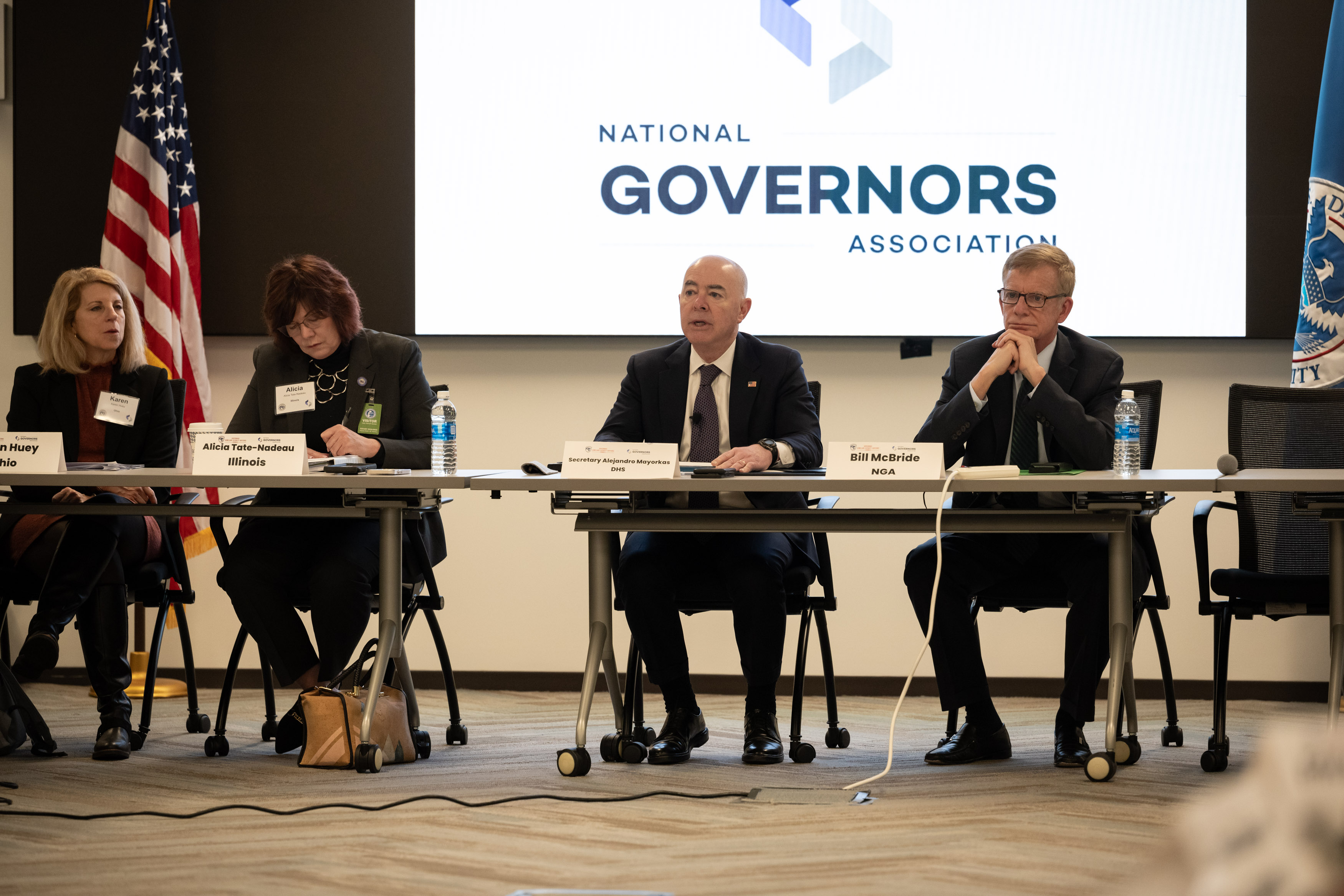 DHS Secretary Alejandro Mayorkas Meets with National Governors