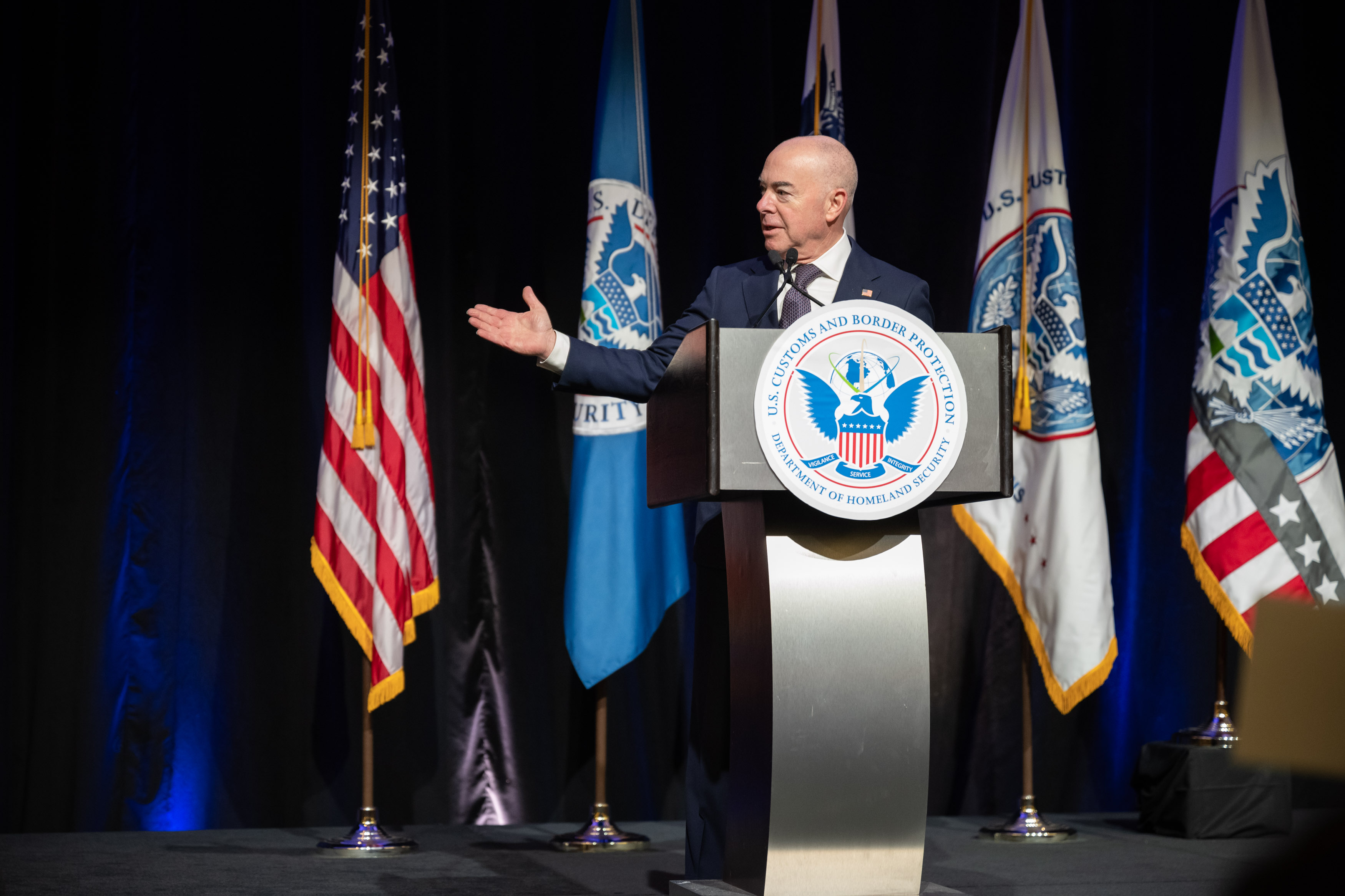 DHS Secretary Alejandro Mayorkas Provides Remarks At CBP 2024 Trade ...