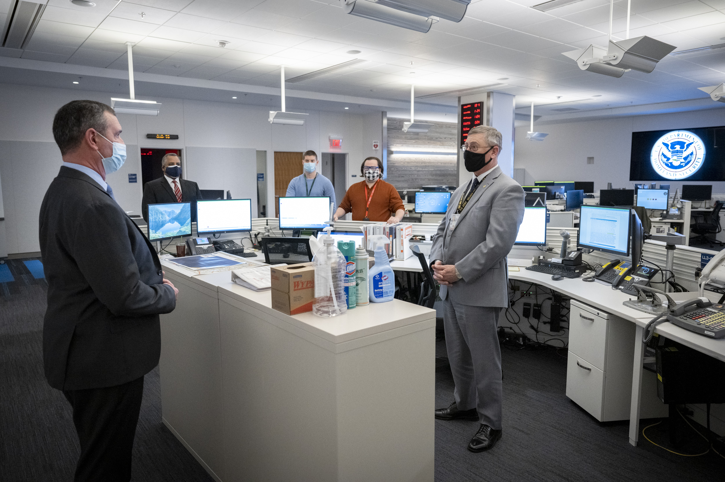 Acting Secretary Pekoske Visits The DHS National Operations Center (9 ...