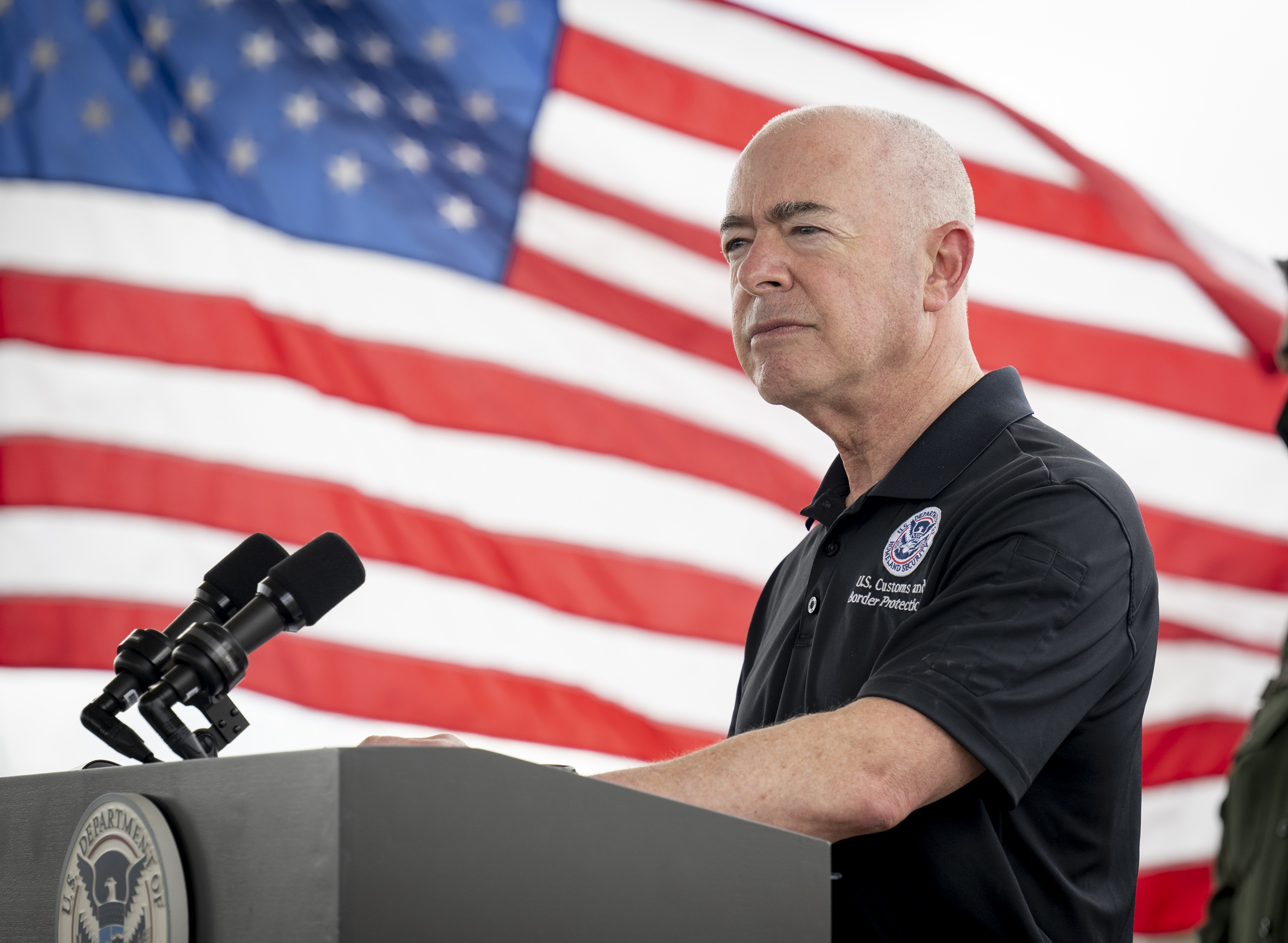 Dhs Secretary Alejandro Mayorkas Participates In A Press Conference 12