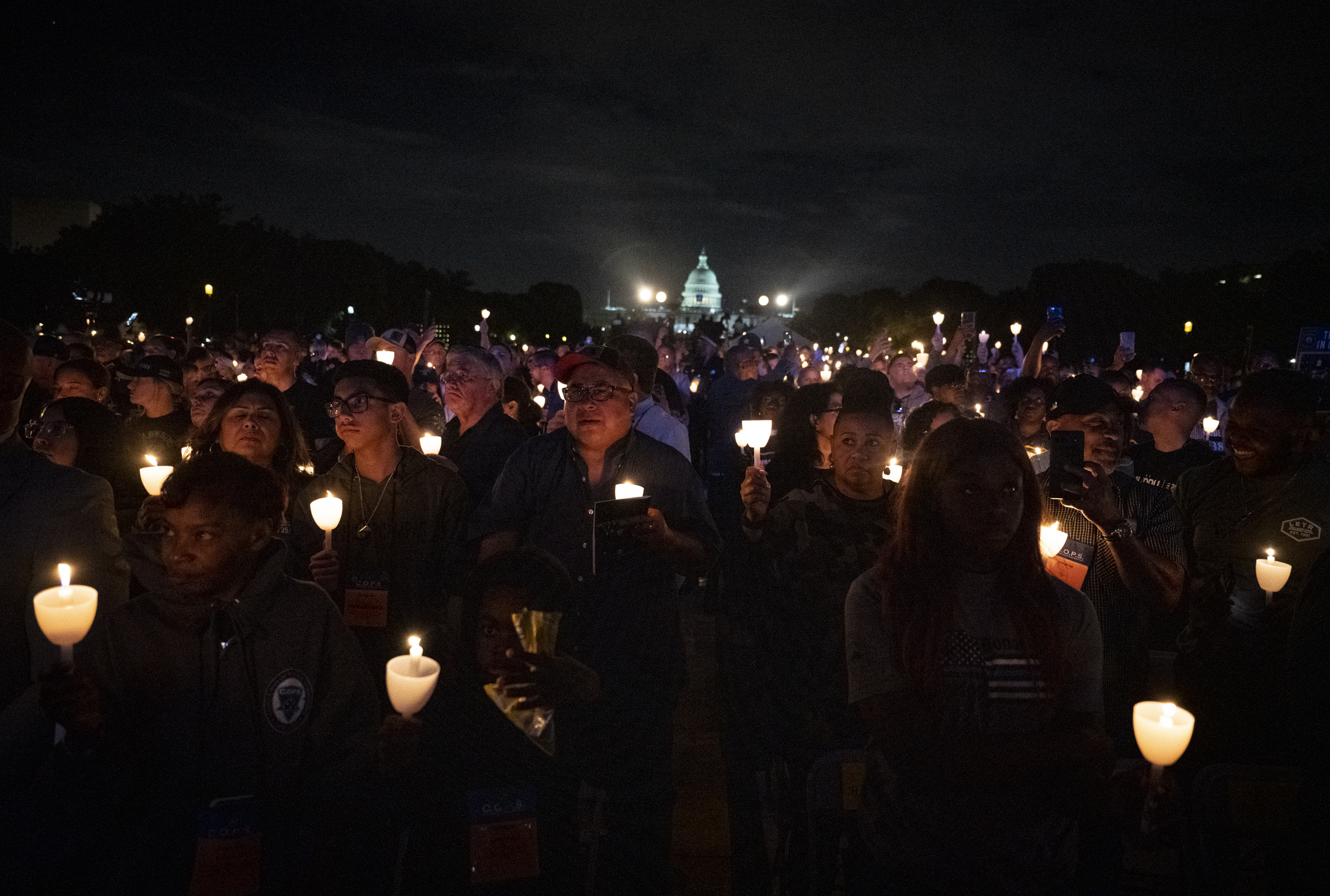 DHS Secretary Alejandro Mayorkas Participates in NLEOMF Candlelight