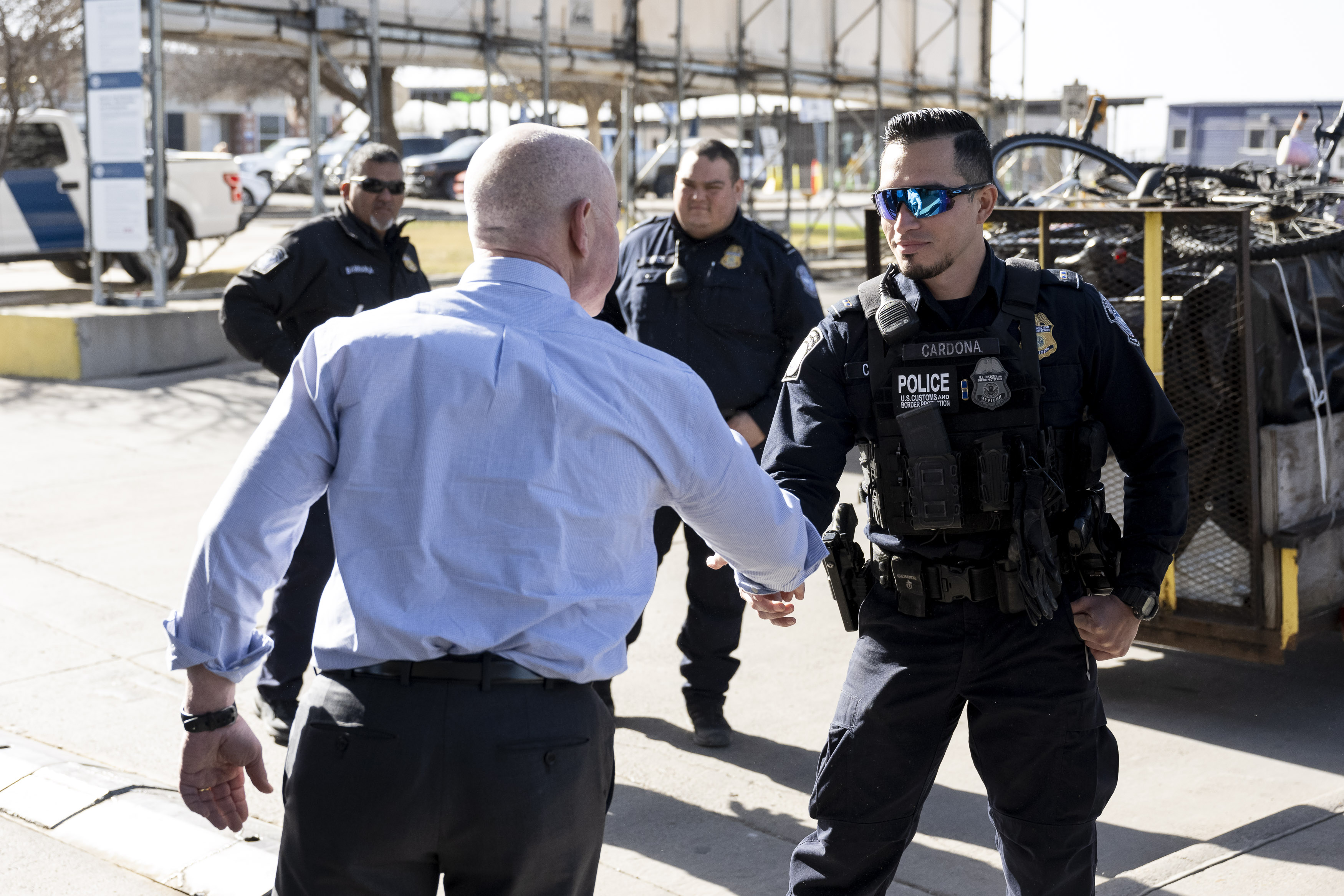 DHS Secretary Alejandro Mayorkas Tours the Eagle Pass International ...