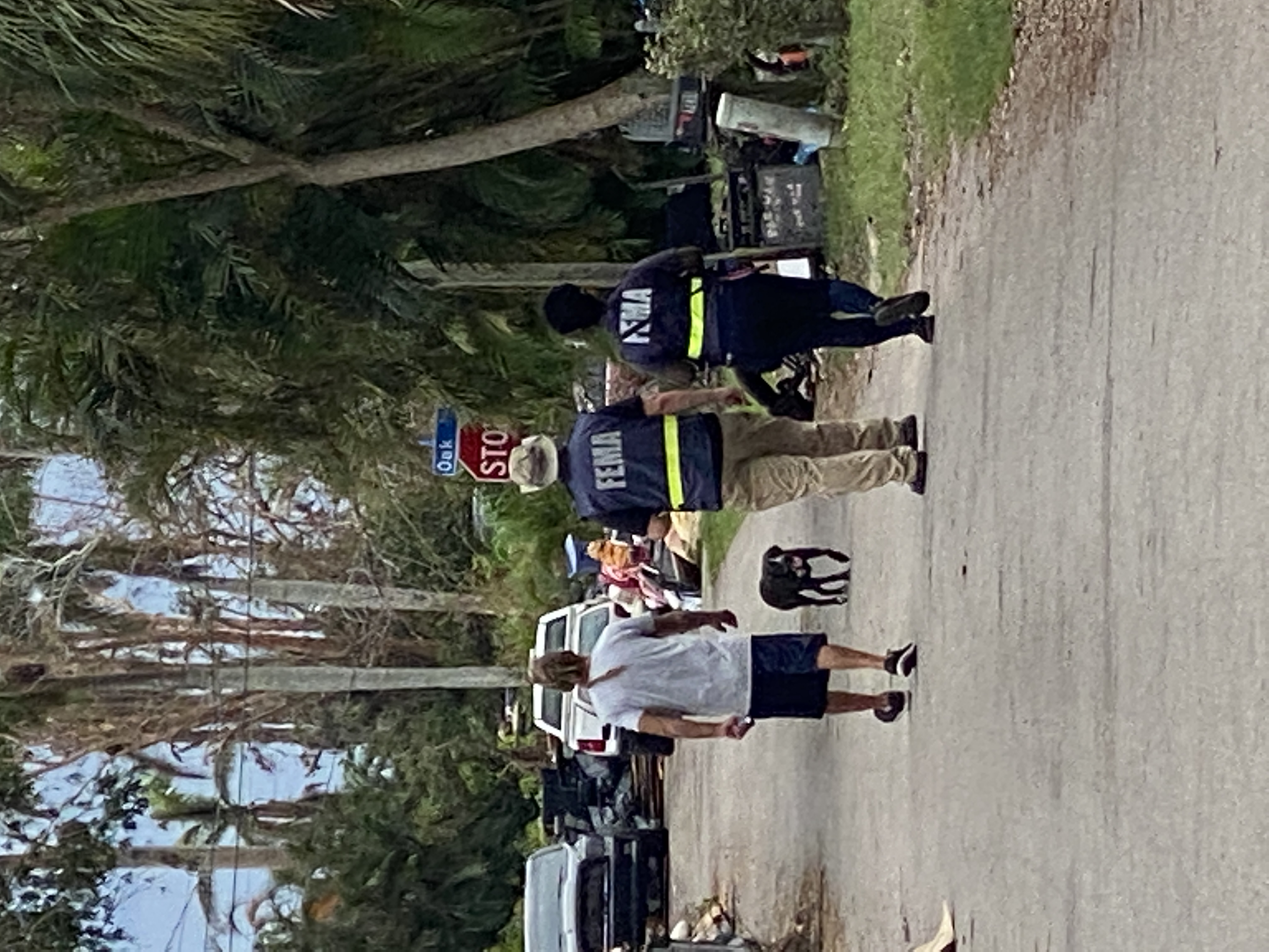 FEMA Disaster Survivor Assistance Team Go Through Neighborhood Impacted ...