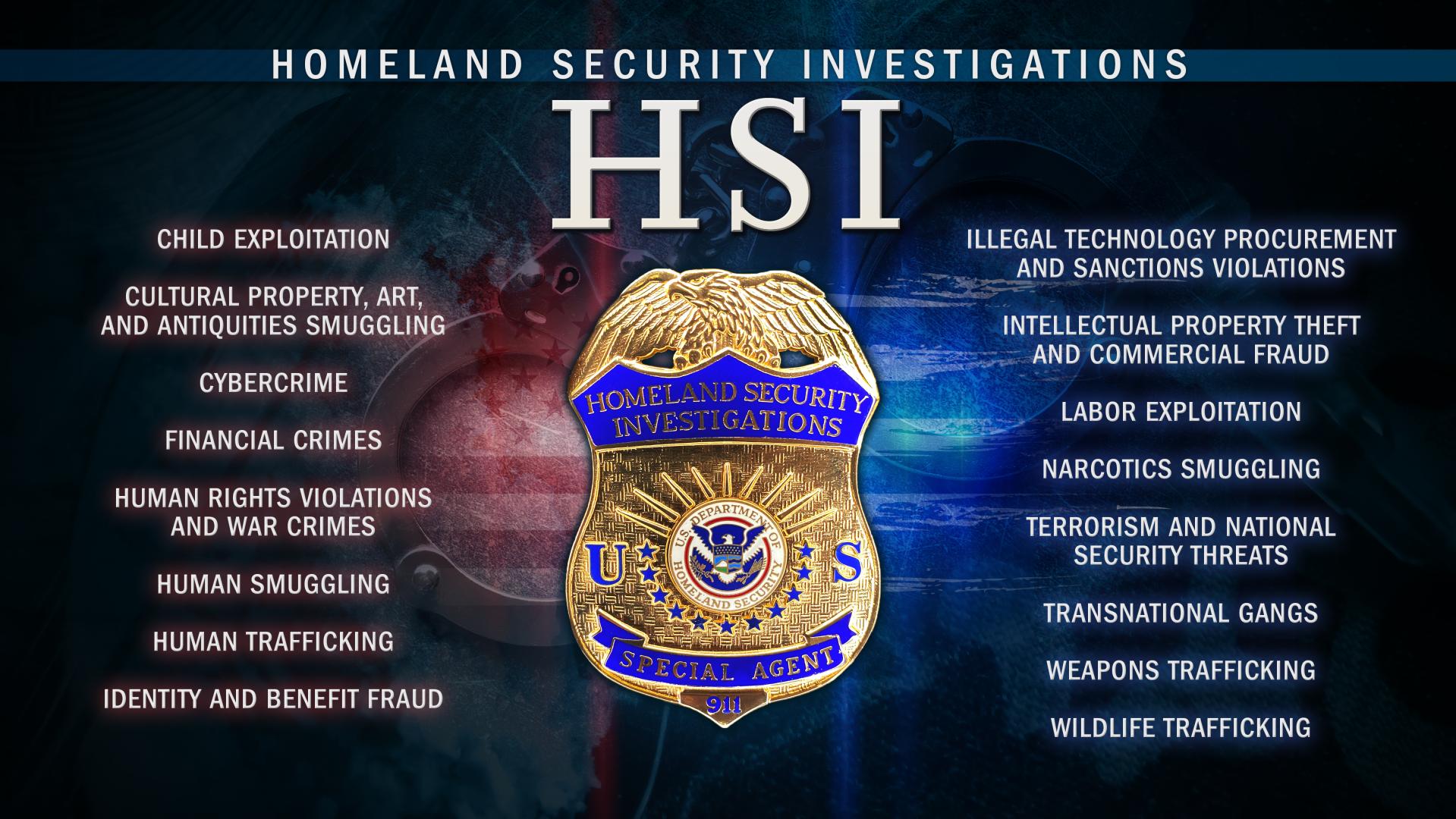 Homeland Security Investigations | Homeland Security