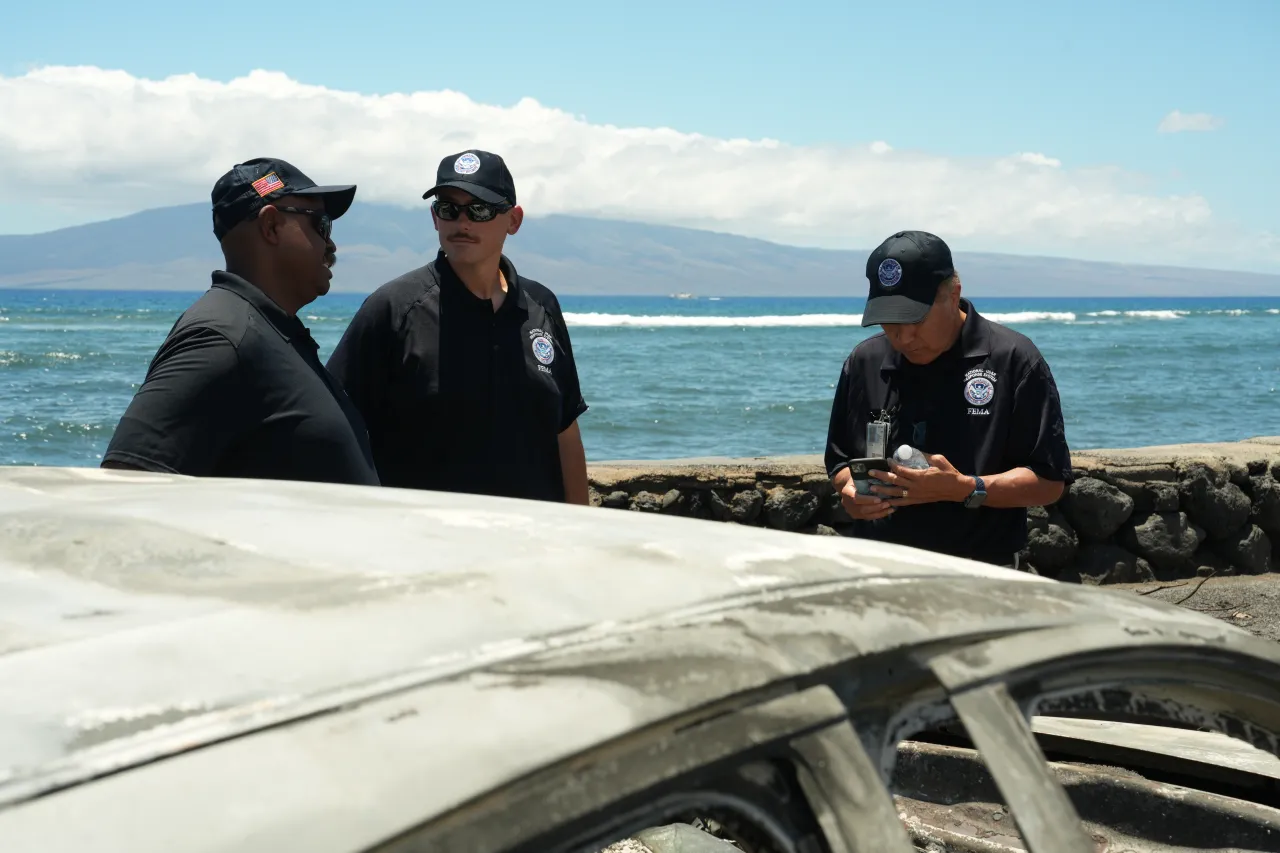 Image: FEMA Officials Discuss Hawaii Wildfires Response