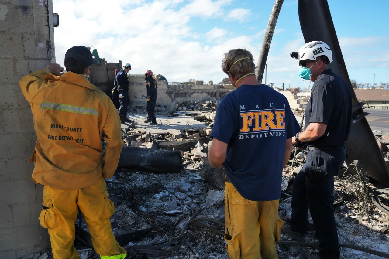 Image: FEMA Continues Urban Search and Rescue for Hawaii Wildfires