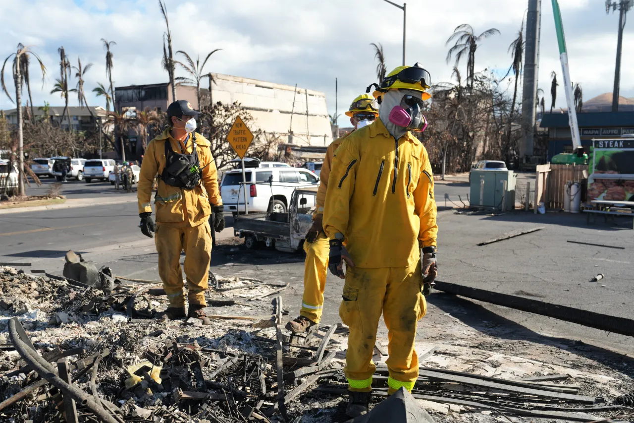 Image: FEMA Continues Urban Search and Rescue for Hawaii Wildfires