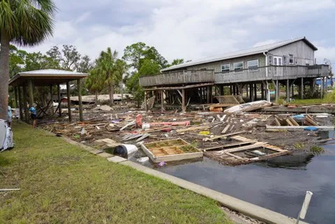 Image: Damage from Hurricane Idalia