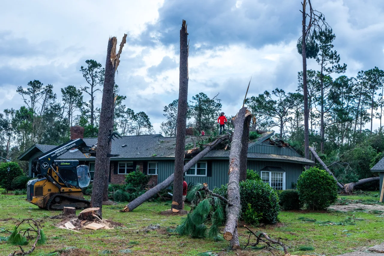 Image: Damage from Hurricane Idalia