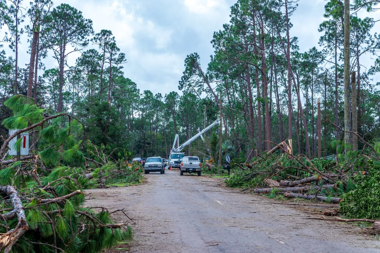 Image: Damage from Hurricane Idalia