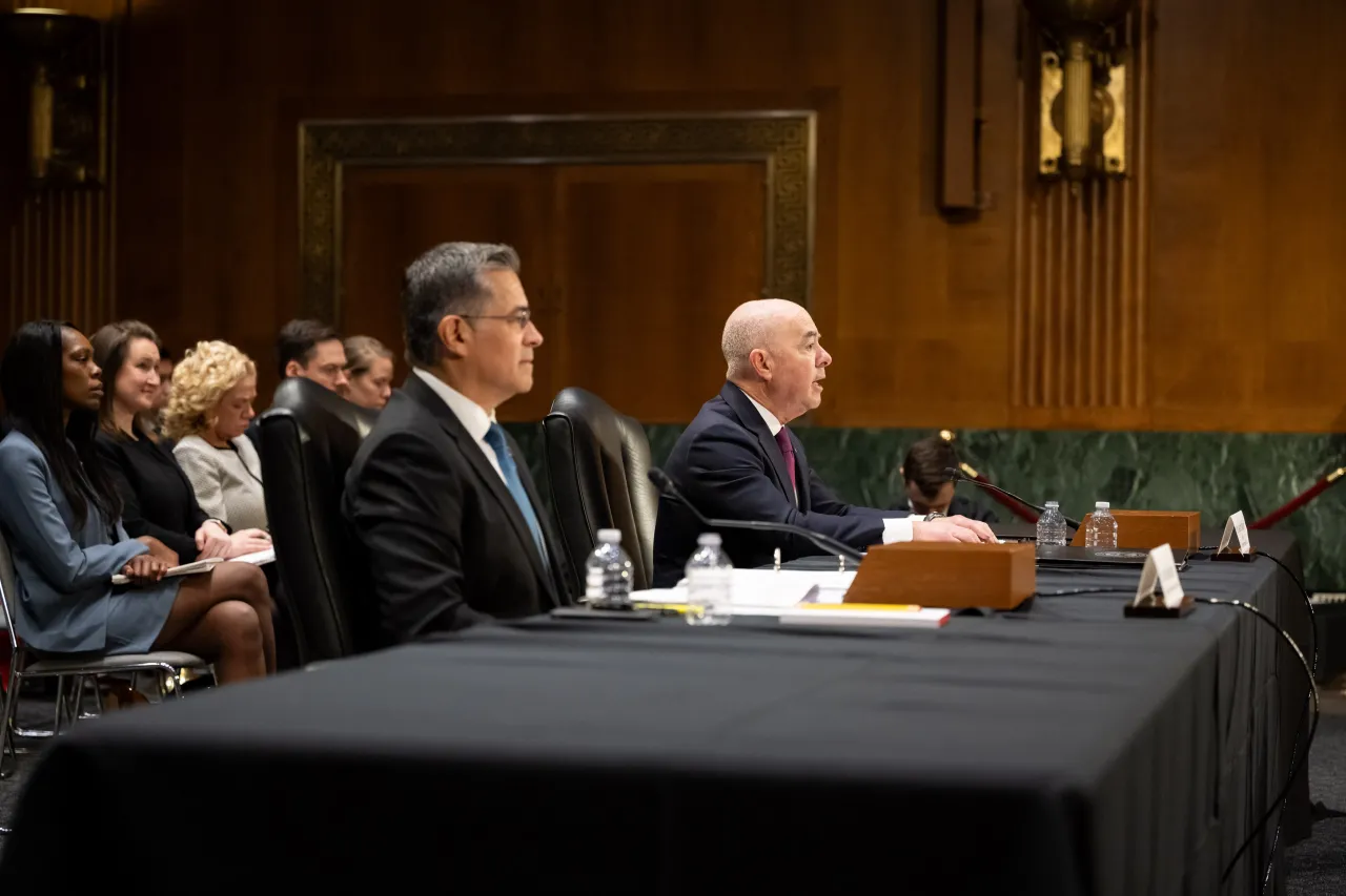 Image: DHS Secretary Alejandro Mayorkas Participates in a Senate Appropriations Committee Hearing (005)