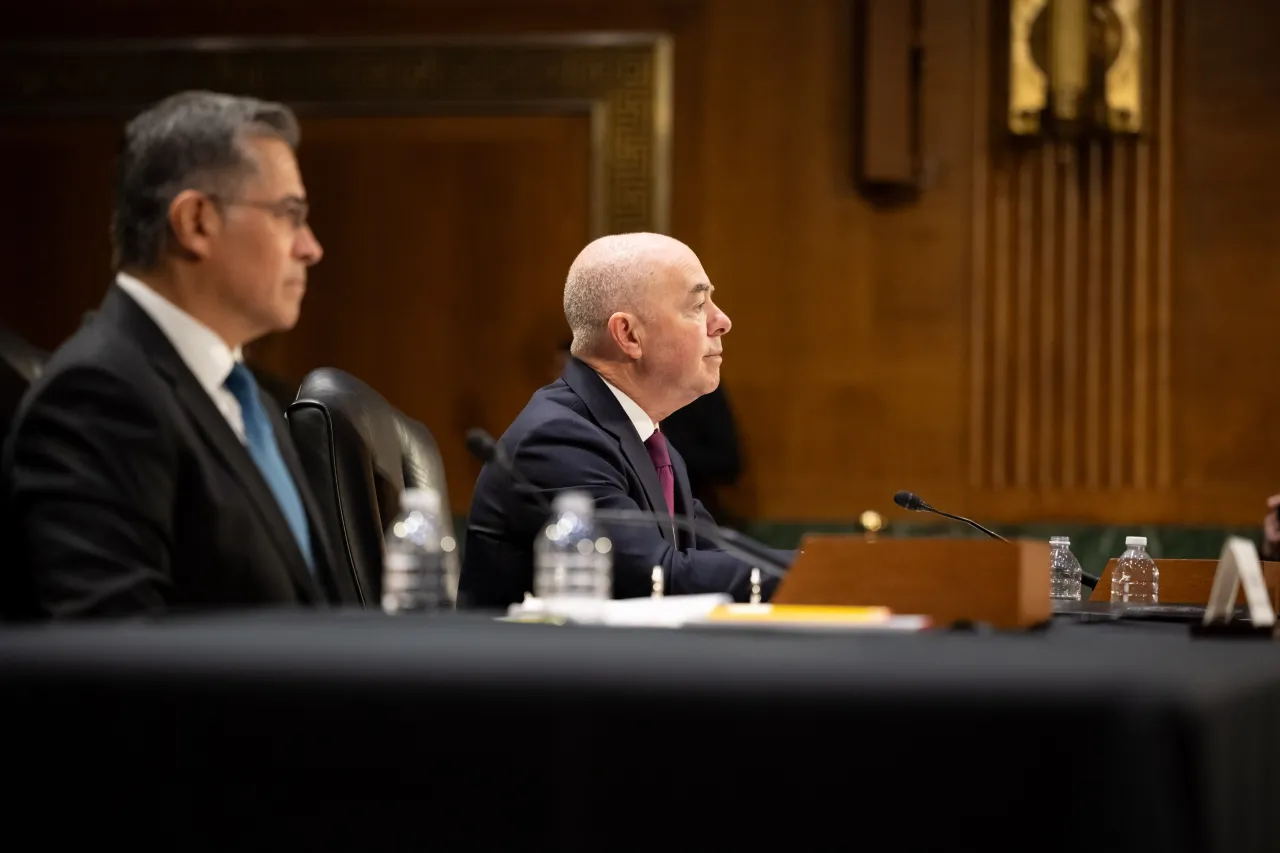 Image: DHS Secretary Alejandro Mayorkas Participates in a Senate Appropriations Committee Hearing (007)