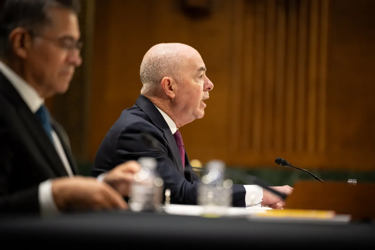 Image: DHS Secretary Alejandro Mayorkas Participates in a Senate Appropriations Committee Hearing (009)