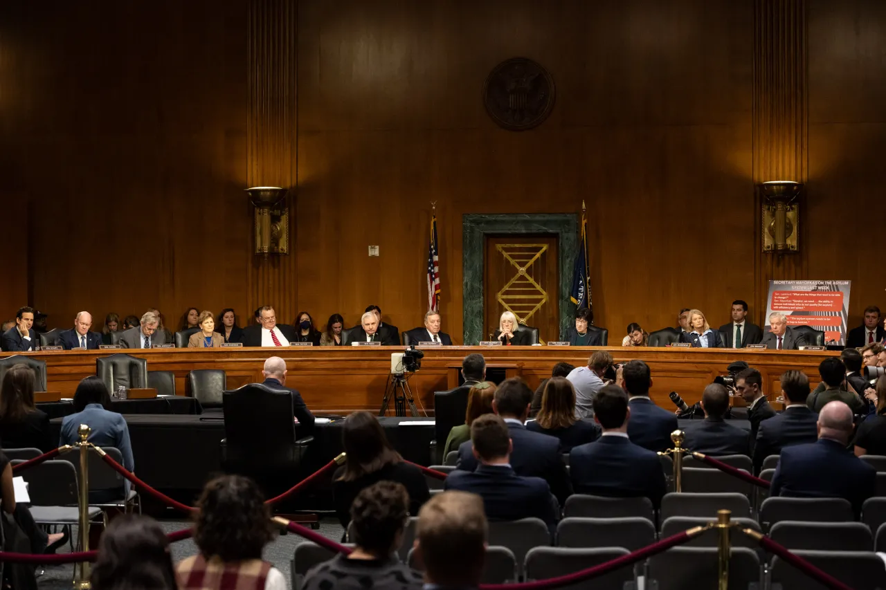 Image: DHS Secretary Alejandro Mayorkas Participates in a Senate Appropriations Committee Hearing (010)