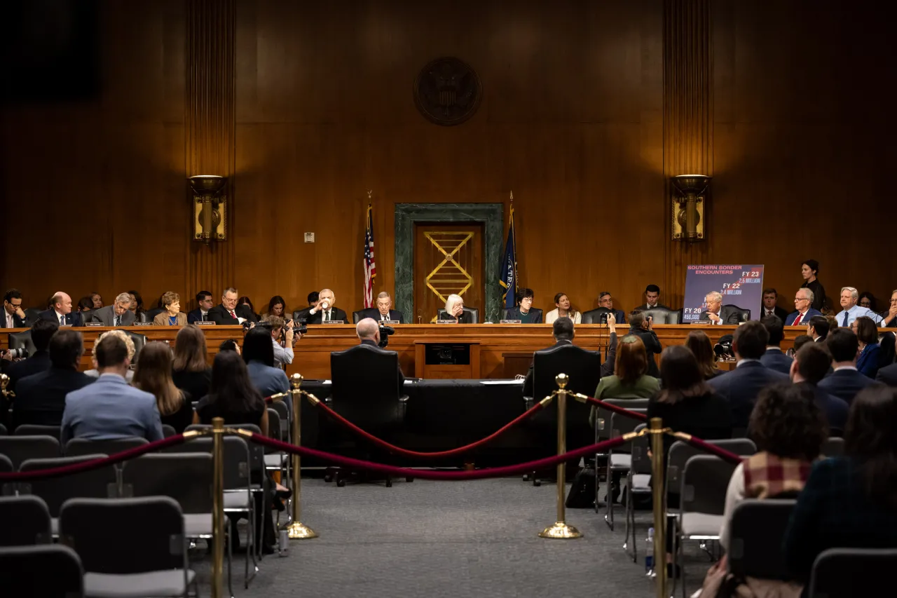 Image: DHS Secretary Alejandro Mayorkas Participates in a Senate Appropriations Committee Hearing (012)