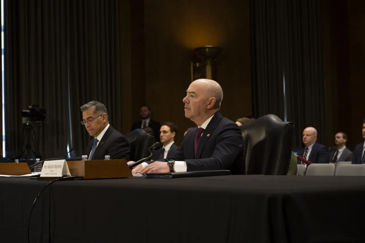 Image: DHS Secretary Alejandro Mayorkas Participates in a Senate Appropriations Committee Hearing (051)