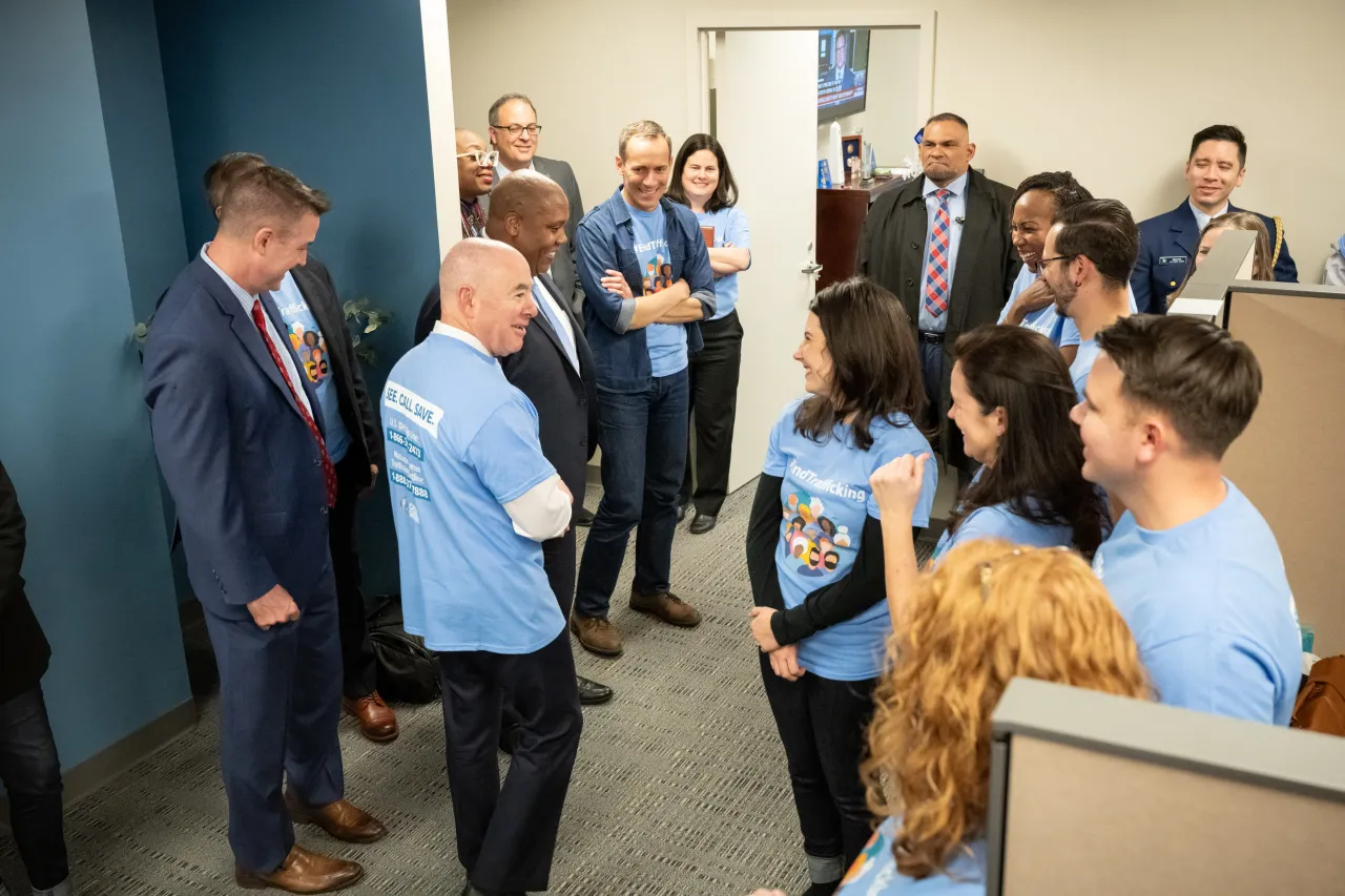 Image: DHS Secretary Alejandro Mayorkas Meets with Employees from the DHS Center for Countering Human Trafficking (003)