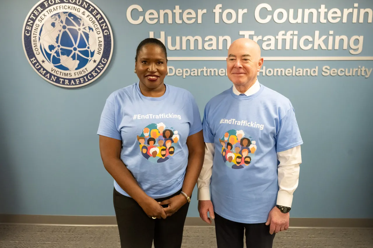 Image: DHS Secretary Alejandro Mayorkas Meets with Employees from the DHS Center for Countering Human Trafficking (004)