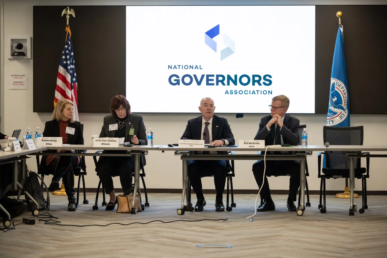 Image: DHS Secretary Alejandro Mayorkas Meets with National Governors Association - Winter Meeting with Homeland Security Advisors (011)