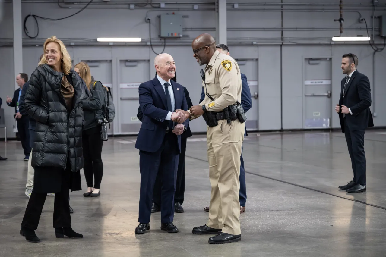 Image: DHS Secretary Alejandro Mayorkas Tours Allegiant Stadium in Las Vegas (037)