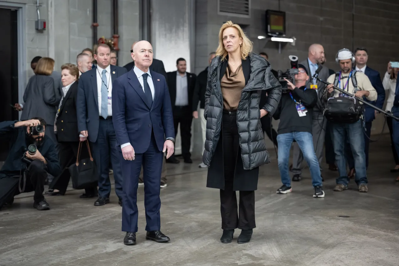 Image: DHS Secretary Alejandro Mayorkas Tours Allegiant Stadium in Las Vegas (046)