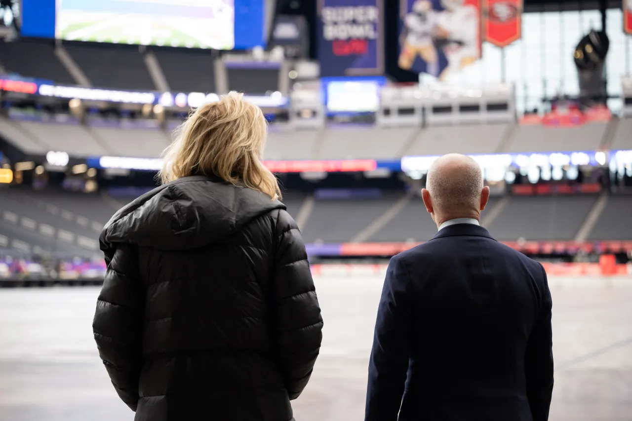 Image: DHS Secretary Alejandro Mayorkas Tours Allegiant Stadium in Las Vegas (048)