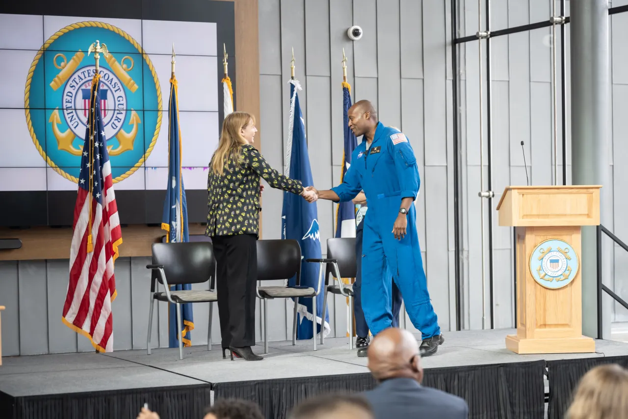 Image: DHS Senior Official Performing the Duties of the Deputy Secretary Kristie Canegallo Delivers Remarks at the Swearing in of Dr. Andre Douglas (011)