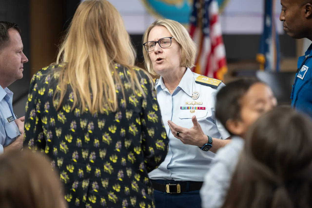 Image: DHS Senior Official Performing the Duties of the Deputy Secretary Kristie Canegallo Delivers Remarks at the Swearing in of Dr. Andre Douglas (024)