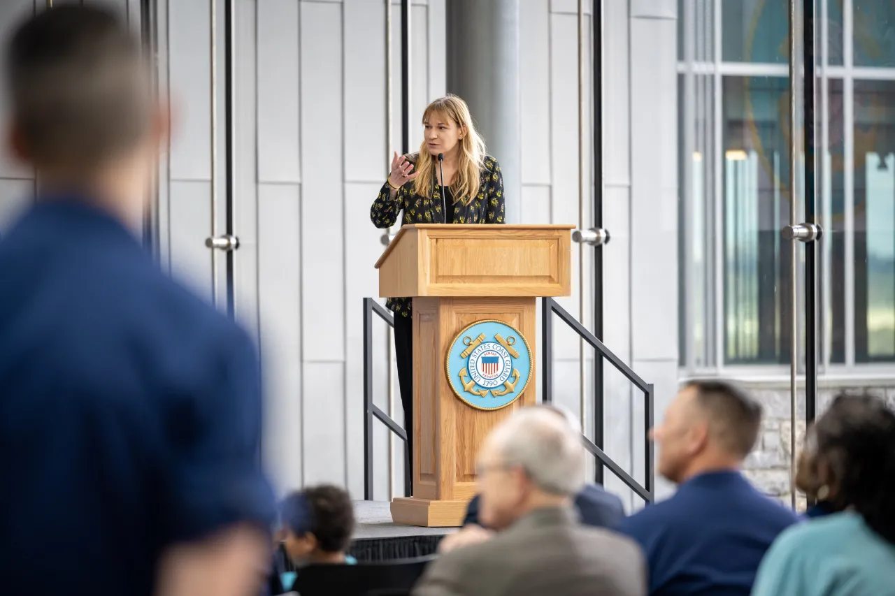 Image: DHS Senior Official Performing the Duties of the Deputy Secretary Kristie Canegallo Delivers Remarks at the Swearing in of Dr. Andre Douglas (031)