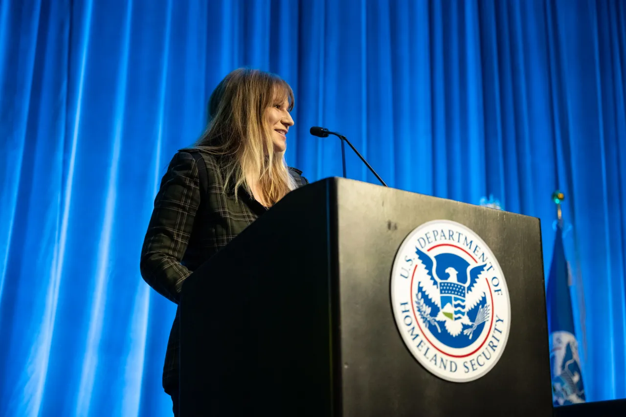 Image: DHS Senior Official Performing the Duties of the Deputy Secretary Kristie Canegallo Provides Remarks at Strategic Industry Conversation X (004)