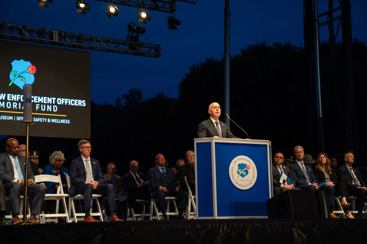 Image: DHS Secretary Alejandro Mayorkas Participates in the Annual Candlelight Vigil on the National Mall (011)