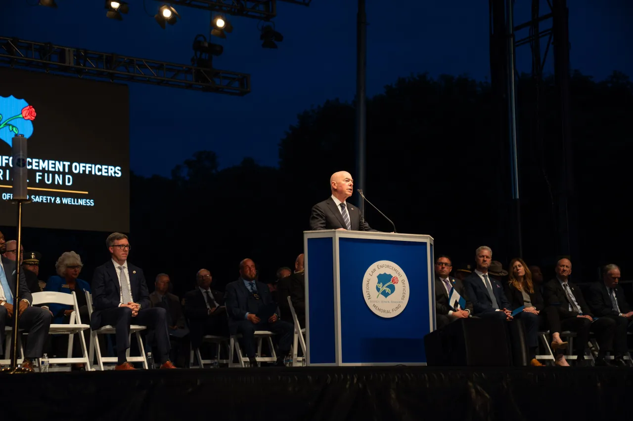 Image: DHS Secretary Alejandro Mayorkas Participates in the Annual Candlelight Vigil on the National Mall (012)