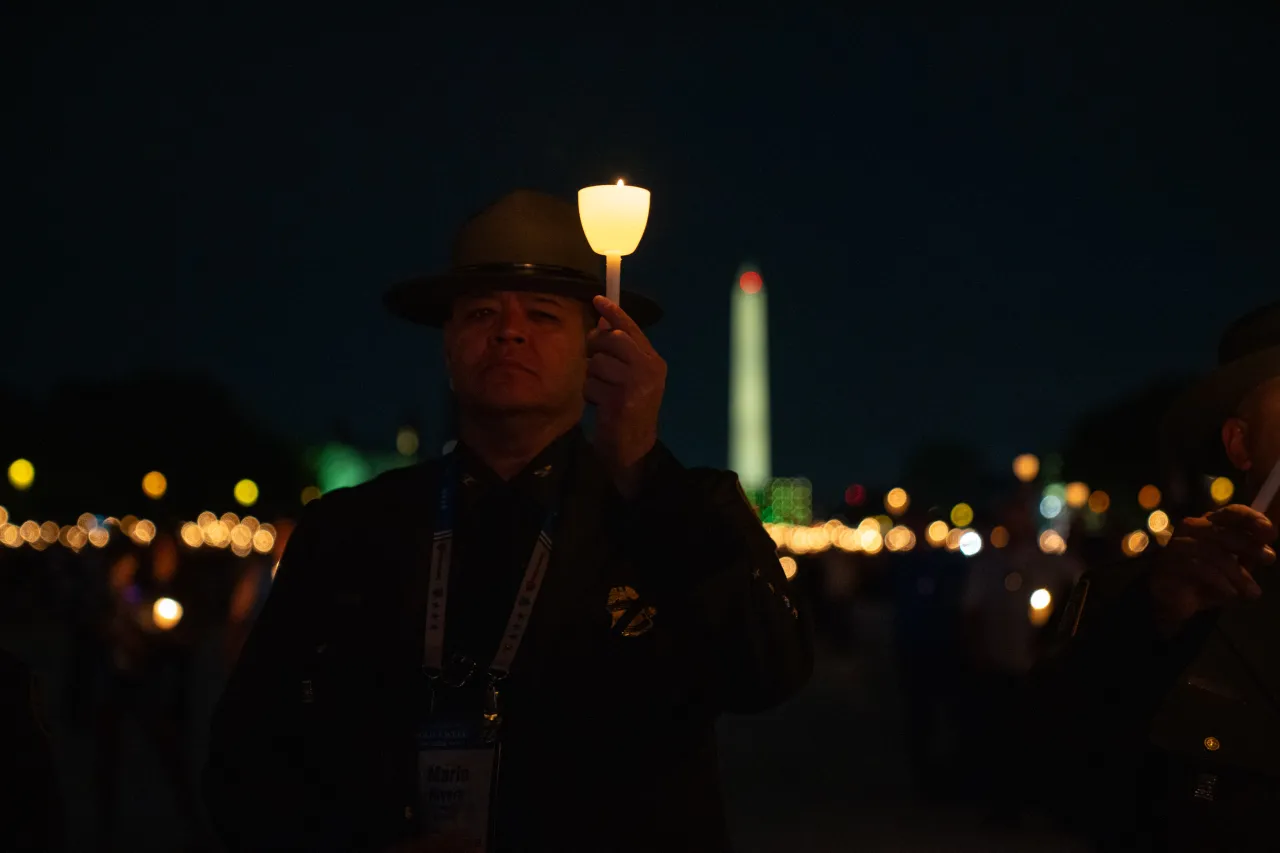 Image: DHS Secretary Alejandro Mayorkas Participates in the Annual Candlelight Vigil on the National Mall (023)