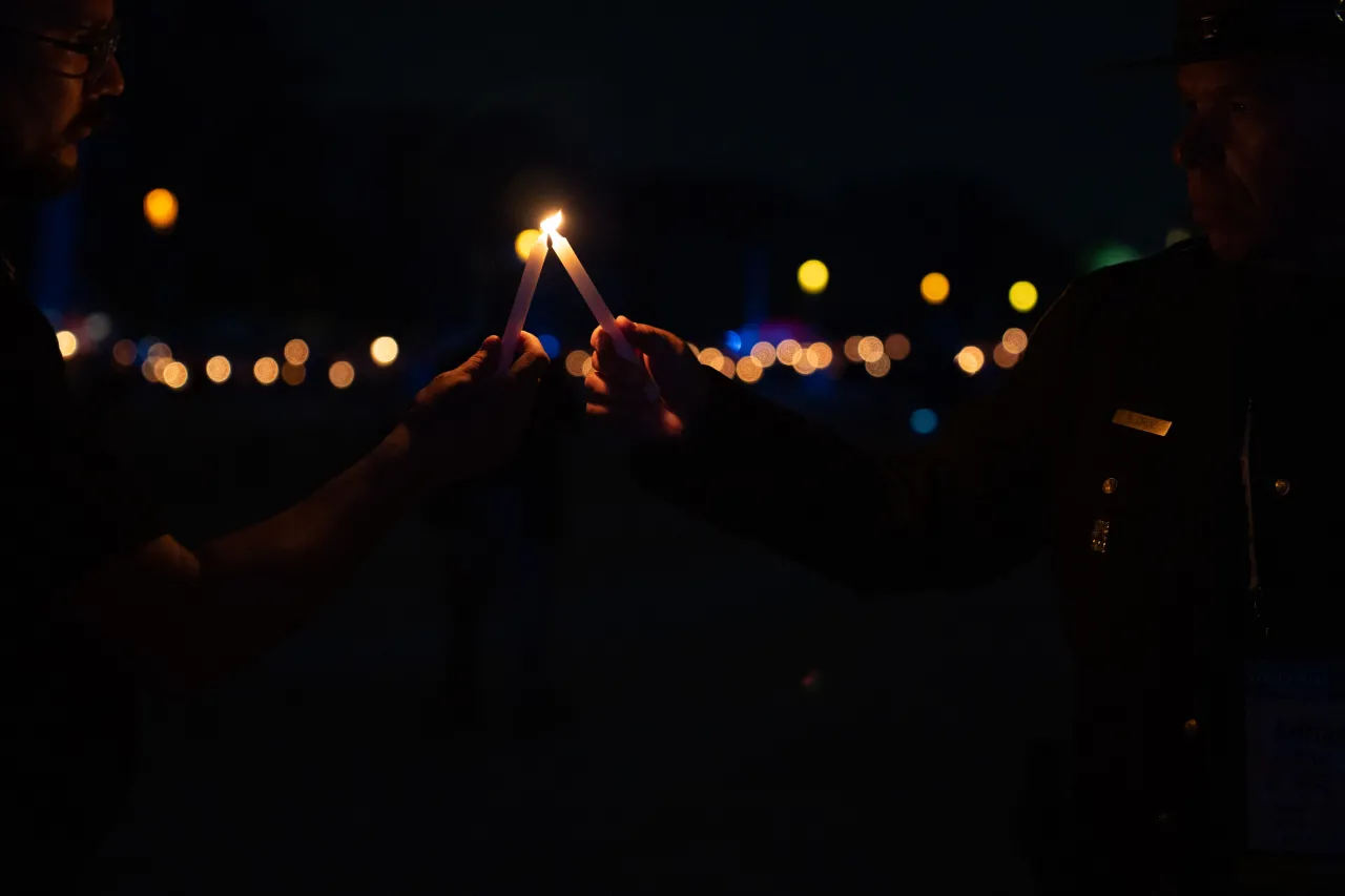 Image: DHS Secretary Alejandro Mayorkas Participates in the Annual Candlelight Vigil on the National Mall (027)