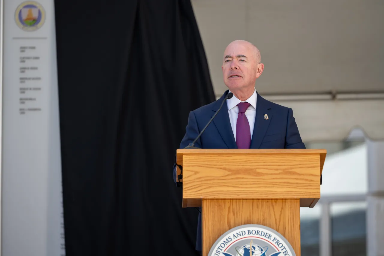 Image: DHS Secretary Alejandro Mayorkas Attends the Annual CBP Valor Memorial and Wreath Laying Ceremony 2024 (021)