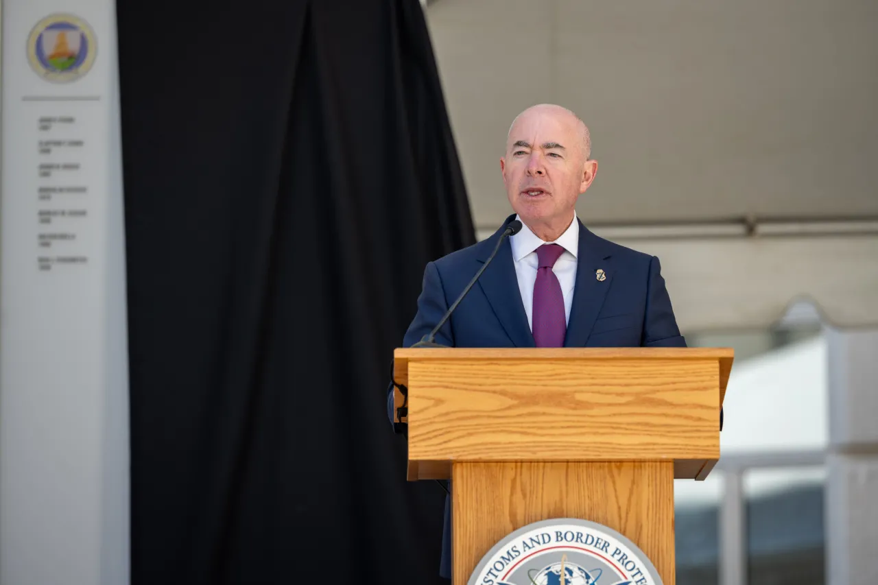 Image: DHS Secretary Alejandro Mayorkas Attends the Annual CBP Valor Memorial and Wreath Laying Ceremony 2024 (022)