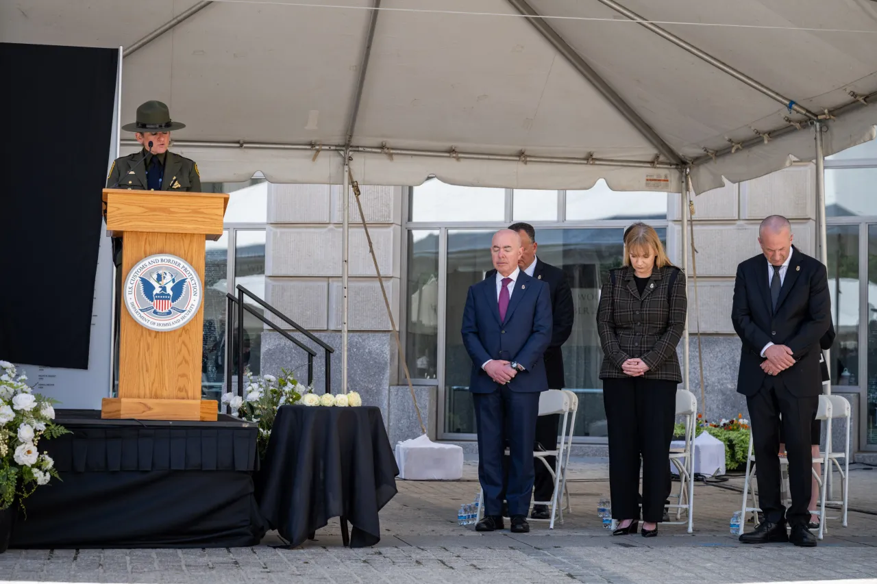 Image: DHS Secretary Alejandro Mayorkas Attends the Annual CBP Valor Memorial and Wreath Laying Ceremony 2024 (071)