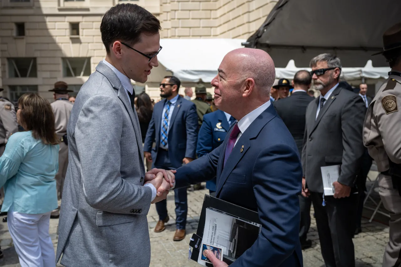 Image: DHS Secretary Alejandro Mayorkas Attends the Annual CBP Valor Memorial and Wreath Laying Ceremony 2024 (079)
