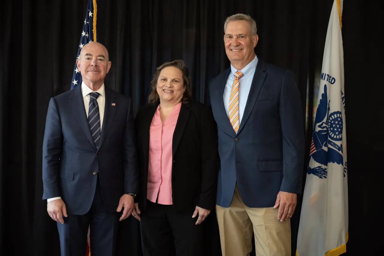 Image: DHS Secretary Alejandro Mayorkas Attends the 2024 U.S. Coast Guard Academy Commencement   (012)