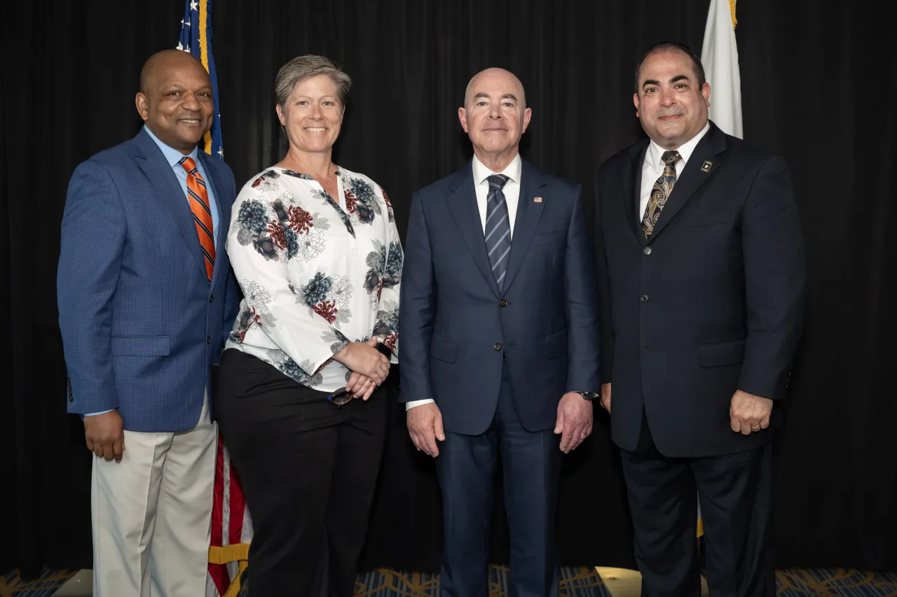 Image: DHS Secretary Alejandro Mayorkas Attends the 2024 U.S. Coast Guard Academy Commencement  (089)