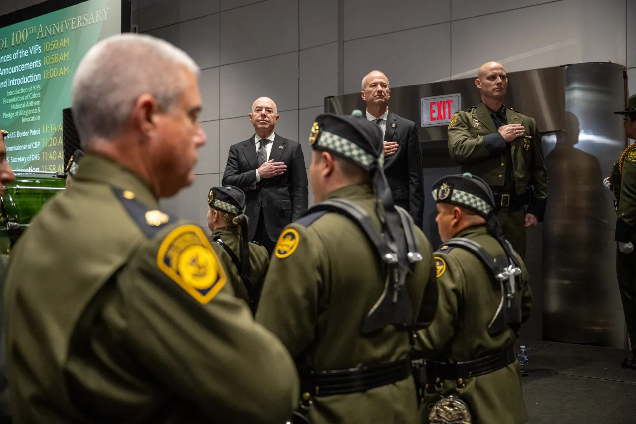 Image: DHS Secretary Alejandro Mayorkas Delivers Remarks at HQ Border Patrol Centennial (008)